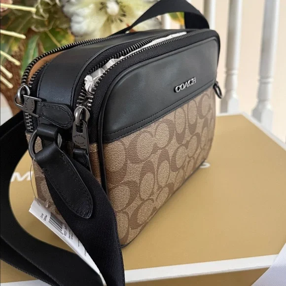 Coach Crossbody Signature Brand New Authentic 9x7 - Picture 4 of 9